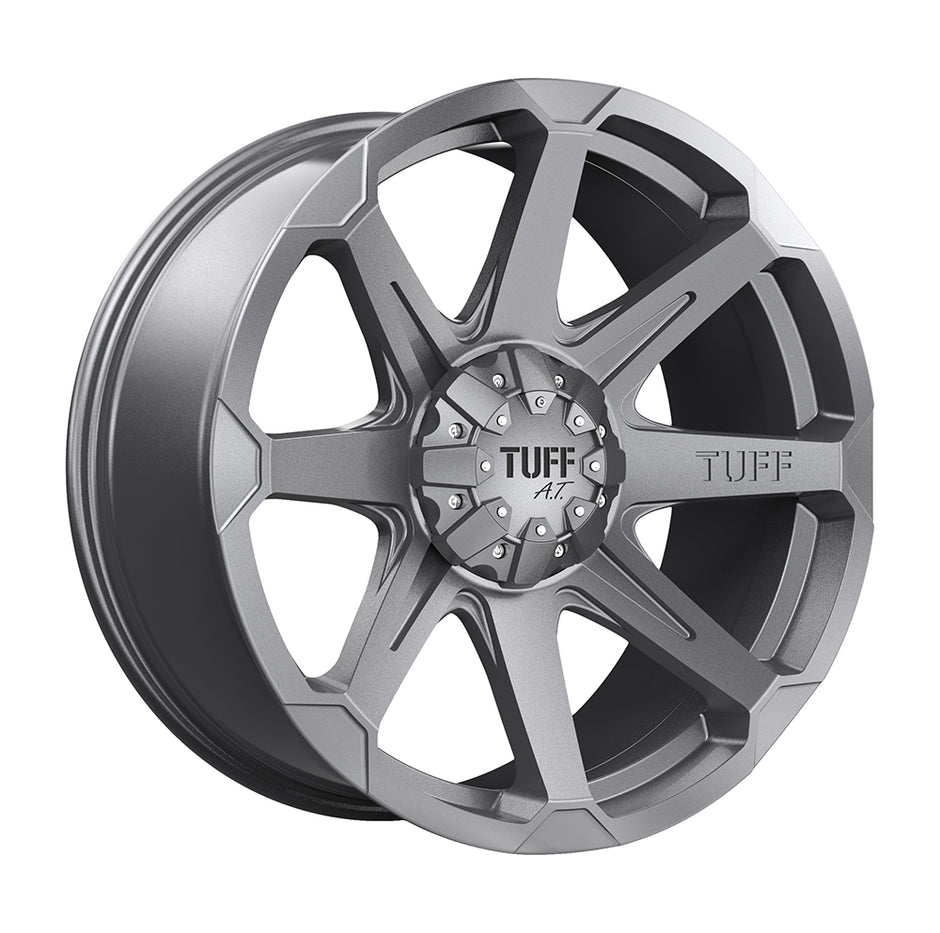 TUFF T05 20x9 Flat Gunmetal 20mm ET 78.1mm CB 5x127/5x139.7