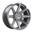 TUFF T05 20x9 Flat Gunmetal 20mm ET 78.1mm CB 5x127/5x139.7