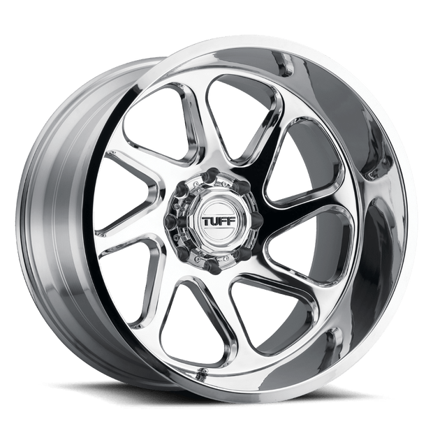 TUFF T2B-Right Wheel 26x14 Chrome -72mm ET 125.1mm CB 8x170