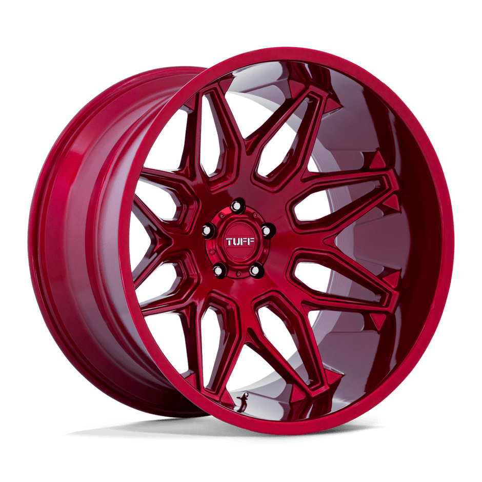 TUFF T3B 26x14 Candy Red -72mm ET 71.5mm CB 5x127