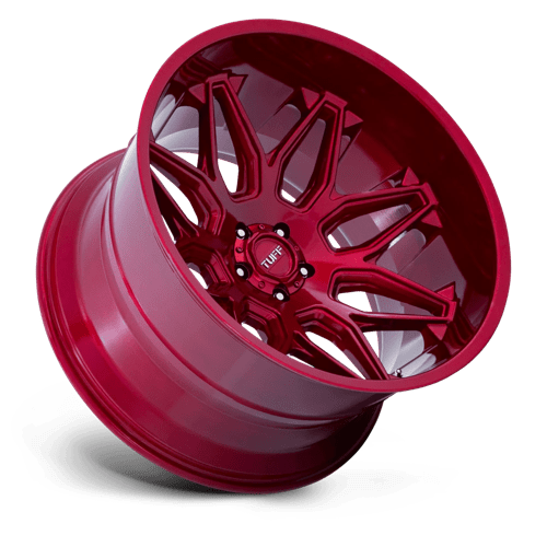 TUFF T3B 26x14 Candy Red -72mm ET 71.5mm CB 5x127