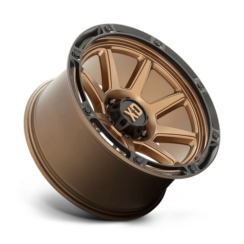 XD Wheels XD863 20x10 Matte Bronze w/Black Lip -18mm ET 87.1mm CB 6x135 wheel