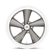 U.S. Mags U137 TS-Left Wheel 22x10.5 Anthracite w/Diamond Cut Lip 0mm ET 72.56mm CB 5x120.65