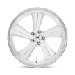 U.S. Mags U135 TS-Left Wheel 22x10.5 Polished 0mm ET 72.56mm CB 5x120.65
