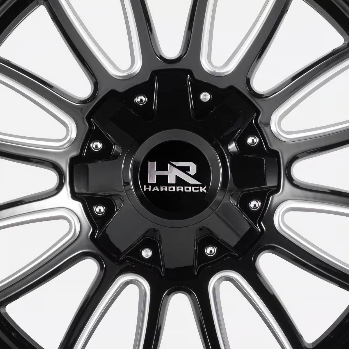 Hardrock Offroad Tactical 20x9 Gloss Black Milled wheel
