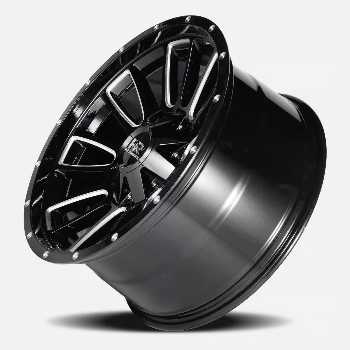 Hardrock Offroad Tactical 20x9 Gloss Black Milled wheel