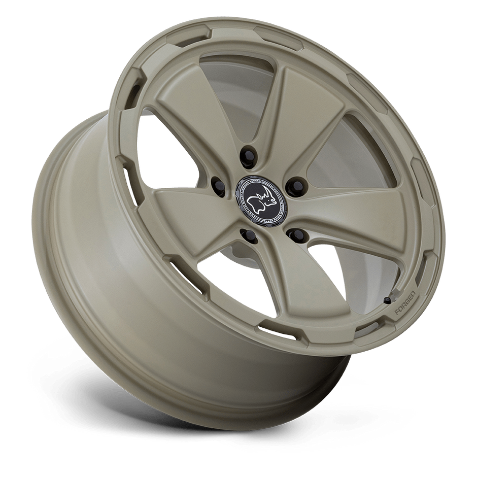 Black Rhino Hard Alloys Taiga 18x8 Matte Stone Gray 20mm ET 71.5mm CB 5x130