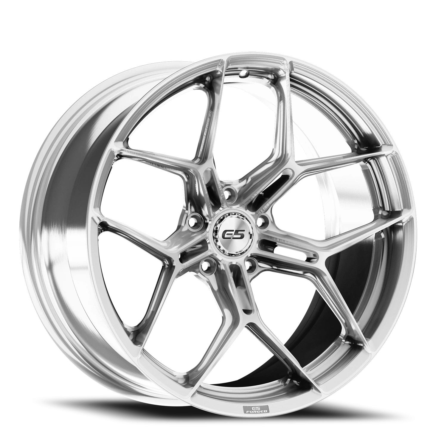 E5 Talladega 21x13 Brushed Aluminum 20mm ET 66.9mm CB 5x120.65