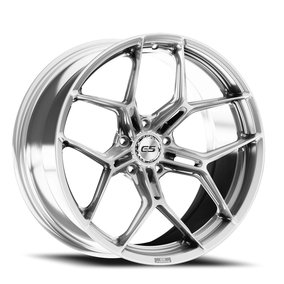 E5 Talladega 21x13 Brushed Aluminum 20mm ET 66.9mm CB 5x120.65