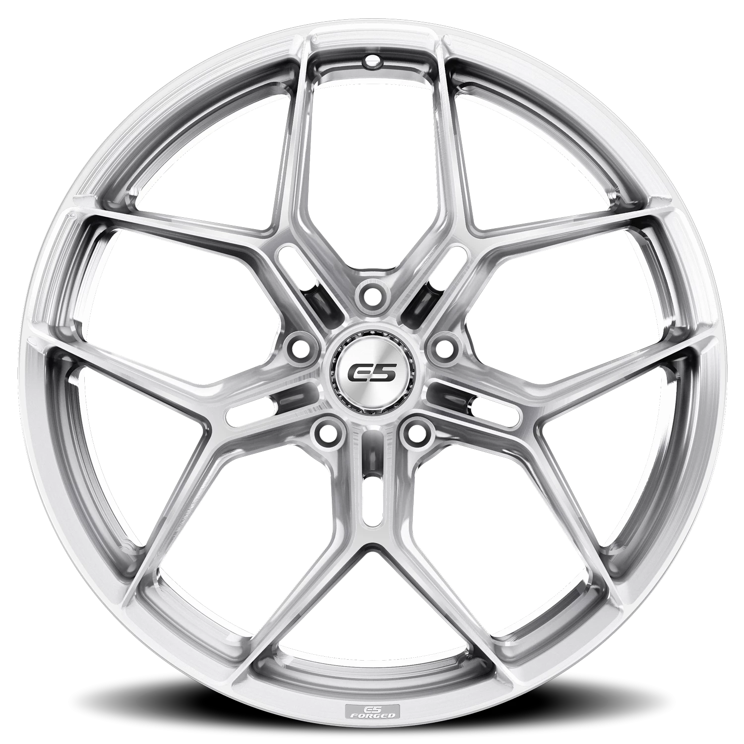E5 Talladega 21x13 Brushed Aluminum 20mm ET 66.9mm CB 5x120.65