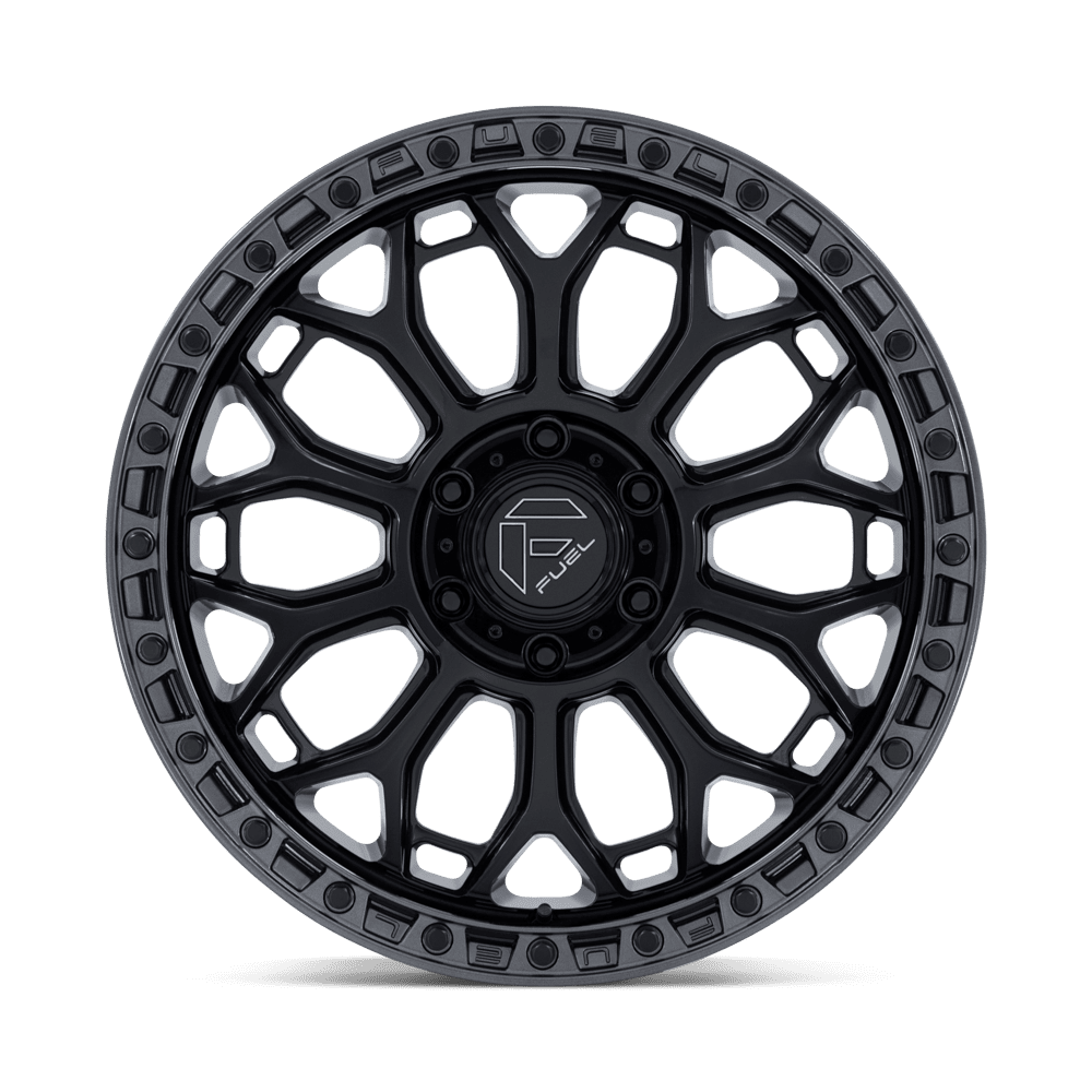 Fuel Wheels FC901 Talon 17x9 Gloss Black w/Gunmetal Lip 1mm ET 71.5mm CB 5x127
