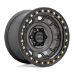 KMC Wheels KM236 Tank Beadlock 17x9 Anthracite -15mm ET 71.5mm CB 5x127