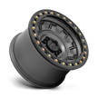 KMC Wheels KM236 Tank Beadlock 17x9 Anthracite -15mm ET 71.5mm CB 5x127