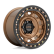 KMC Wheels KM236 Tank Beadlock 17x9 Matte Bronze -15mm ET 71.5mm CB 5x127
