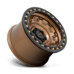 KMC Wheels KM236 Tank Beadlock 17x9 Matte Bronze -15mm ET 71.5mm CB 5x127