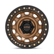 KMC Wheels KM236 Tank Beadlock 17x9 Matte Bronze -15mm ET 71.5mm CB 5x127
