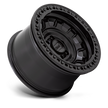 KMC Wheels KM236 Tank Beadlock 17x9 Satin Black -15mm ET 71.5mm CB 5x127