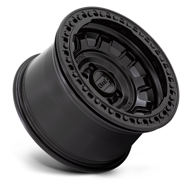 KMC Wheels KM236 Tank Beadlock 17x9 Satin Black -15mm ET 71.5mm CB 5x127