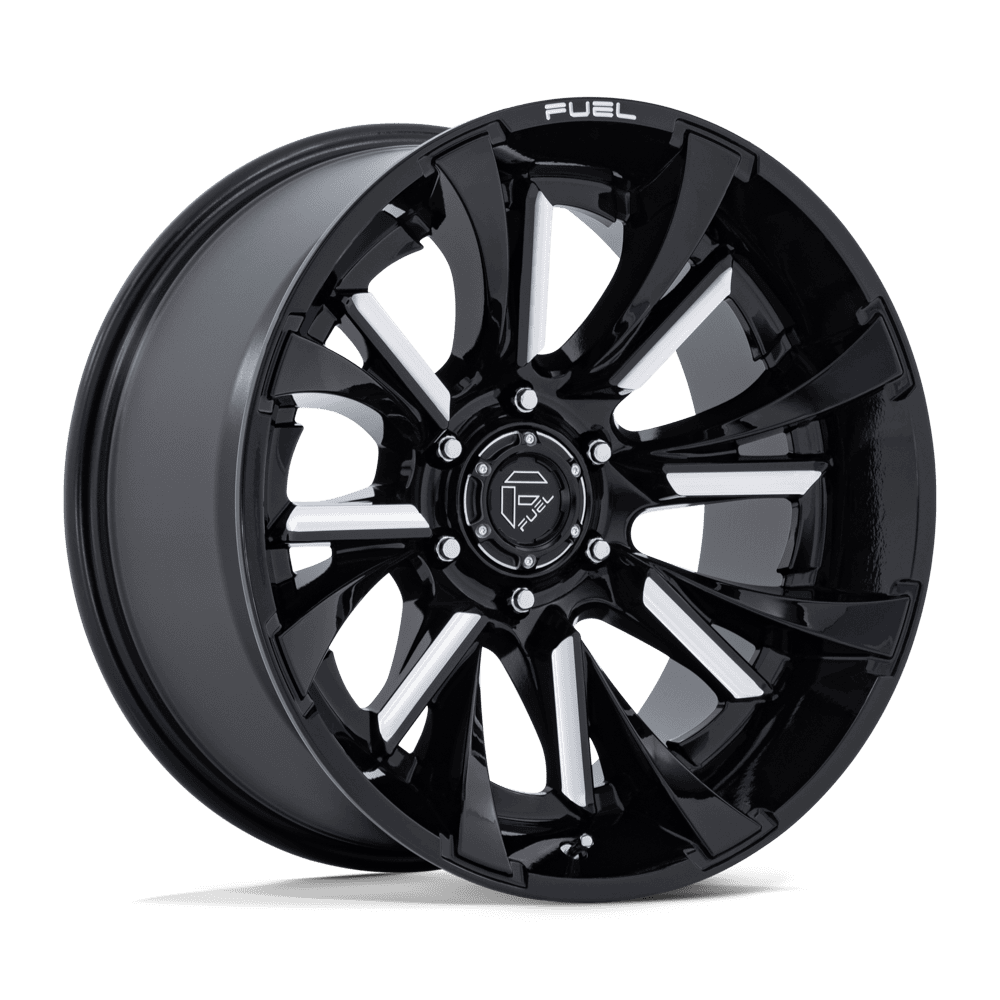 Fuel Wheels FC895 Tantrum 20x10 Gloss Black Milled -18mm ET 71.5mm CB 5x127