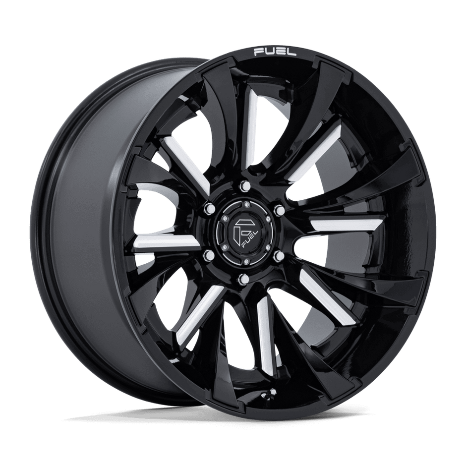 Fuel Wheels FC895 Tantrum 20x10 Gloss Black Milled -18mm ET 71.5mm CB 5x127