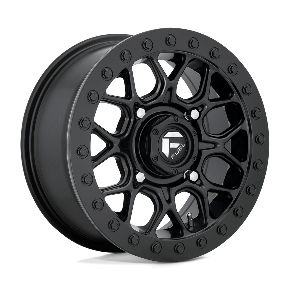 Fuel Wheels D916 Tech UTV Beadlock 15x10 Matte Black 0mm ET 132mm CB 4x156