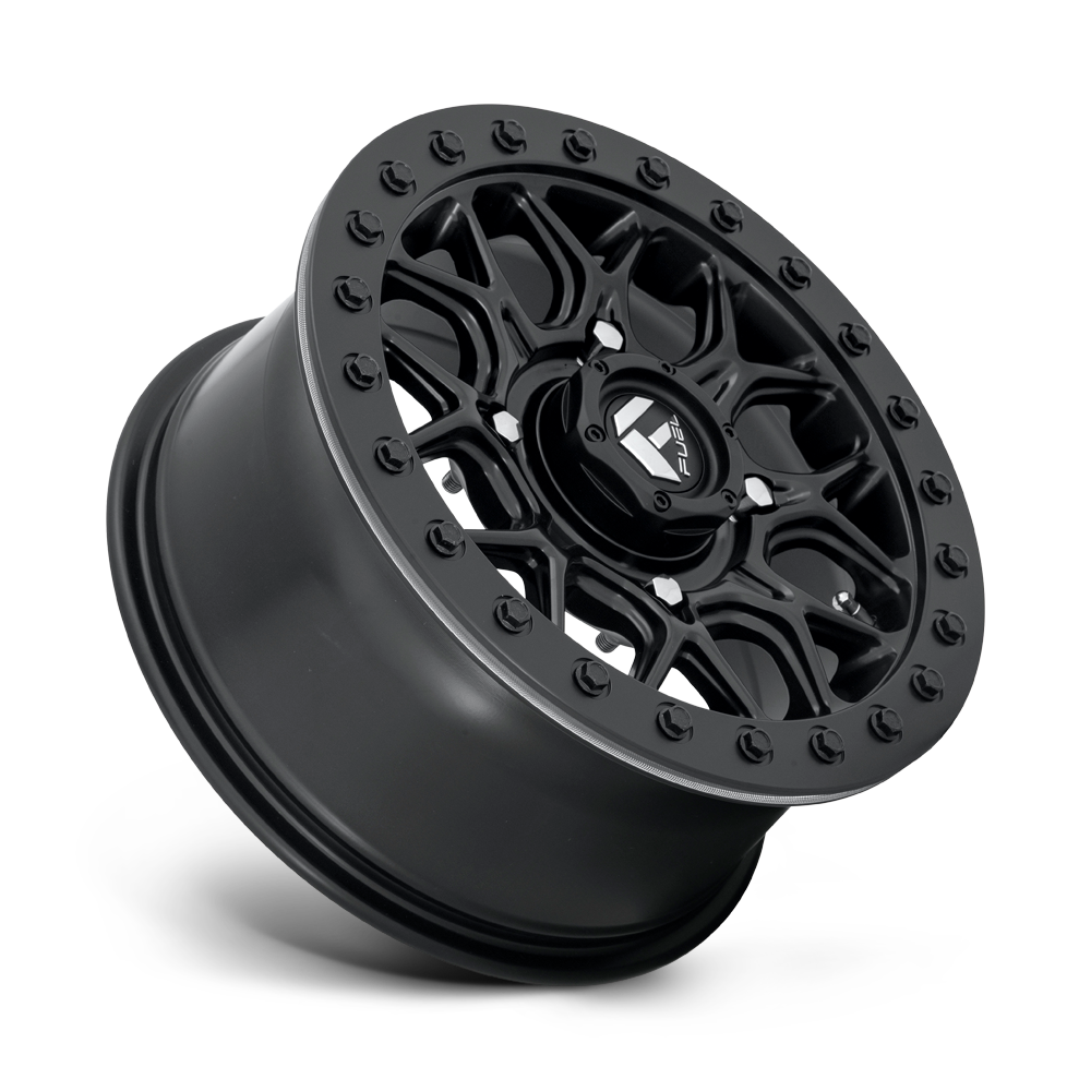Fuel Wheels D916 Tech UTV Beadlock 15x10 Matte Black 0mm ET 132mm CB 4x156