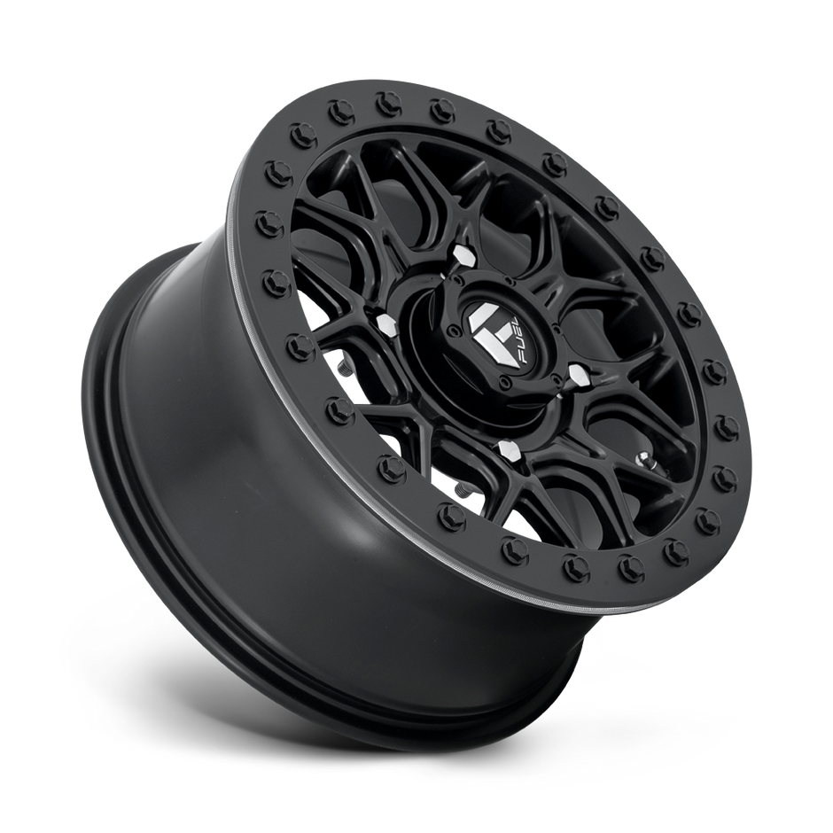 Fuel Wheels D916 Tech UTV Beadlock 15x10 Matte Black 0mm ET 132mm CB 4x156