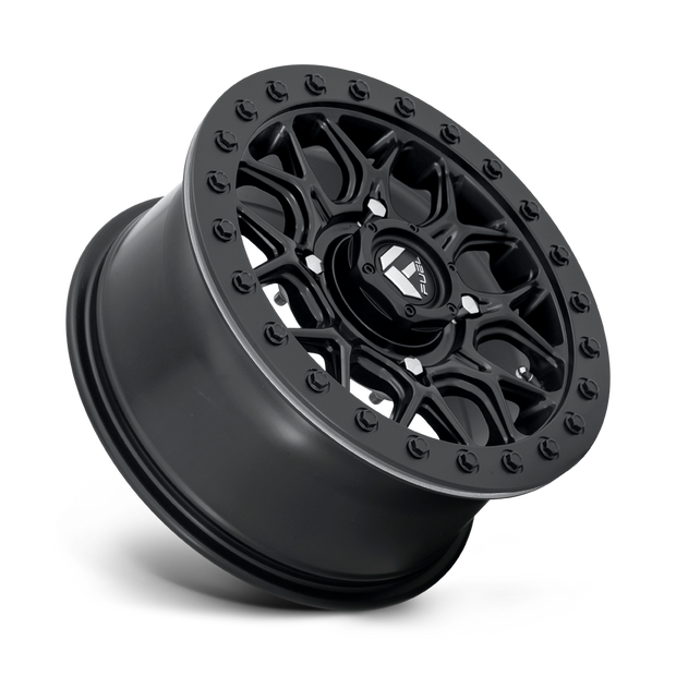 Fuel Wheels D916 Tech UTV Beadlock 15x10 Matte Black 0mm ET 132mm CB 4x156