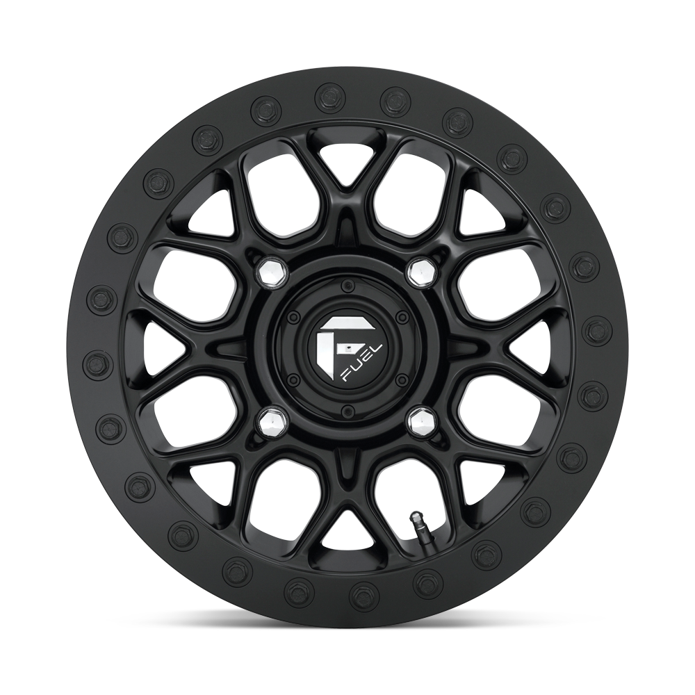 Fuel Wheels D916 Tech UTV Beadlock 15x10 Matte Black 0mm ET 132mm CB 4x156