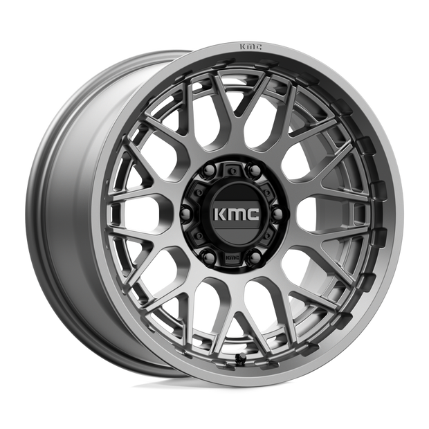 KMC Wheels KM722 Technic 20x9 Anthracite 18mm ET 125.1mm CB 8x165.1