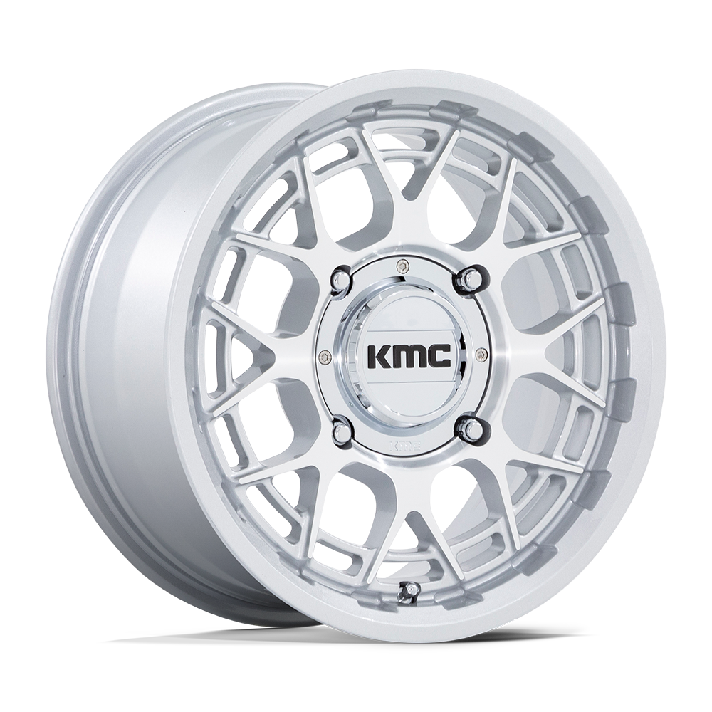 KMC Wheels KS139 Technic UTV 15x7 Gloss Silver Machined 38mm ET 72.56mm CB 5x114.3
