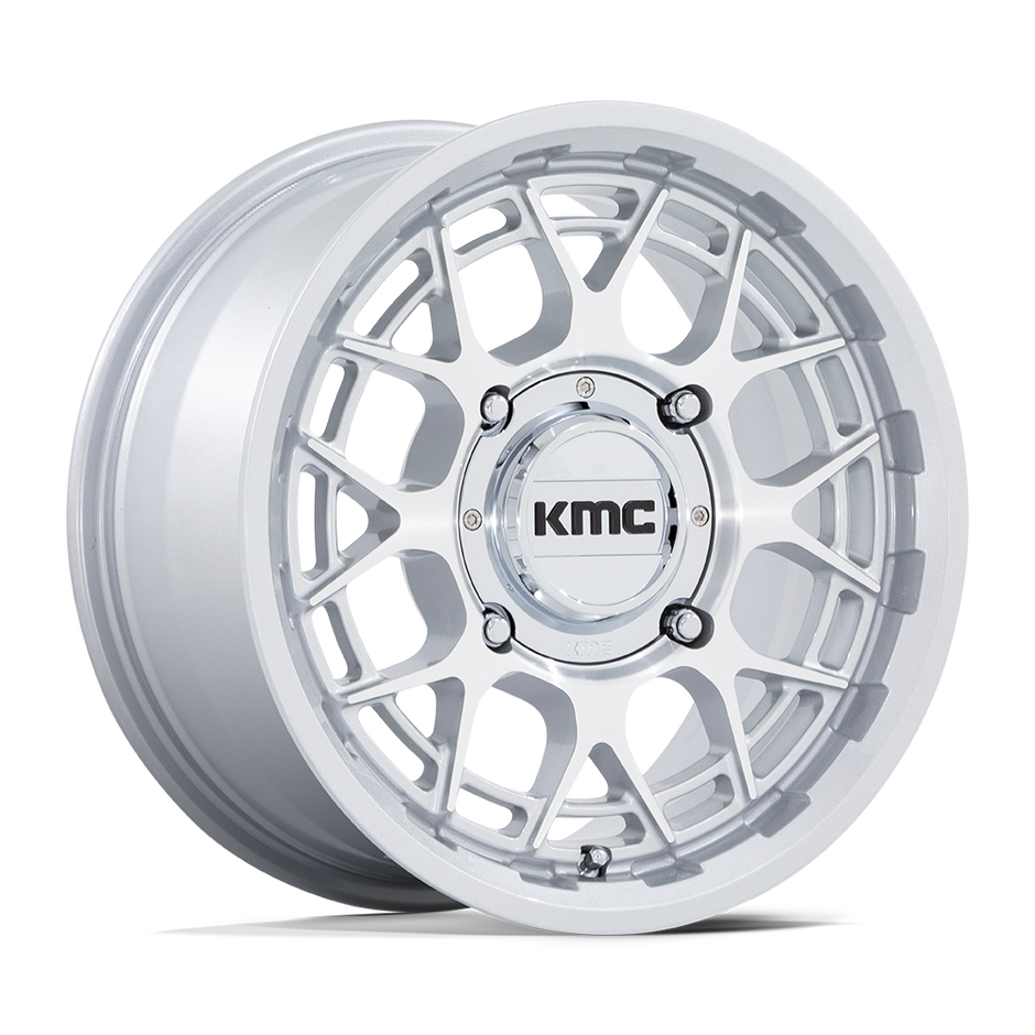 KMC Wheels KS139 Technic UTV 15x7 Gloss Silver Machined 38mm ET 72.56mm CB 5x114.3