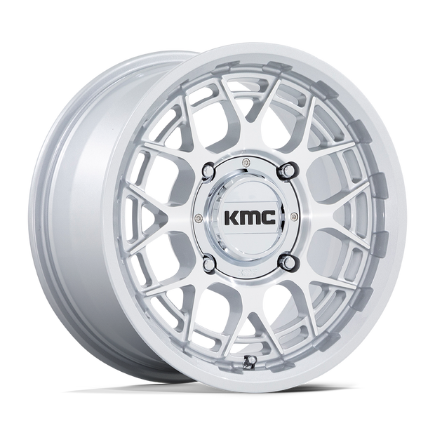 KMC Wheels KS139 Technic UTV 15x7 Gloss Silver Machined 38mm ET 72.56mm CB 5x114.3