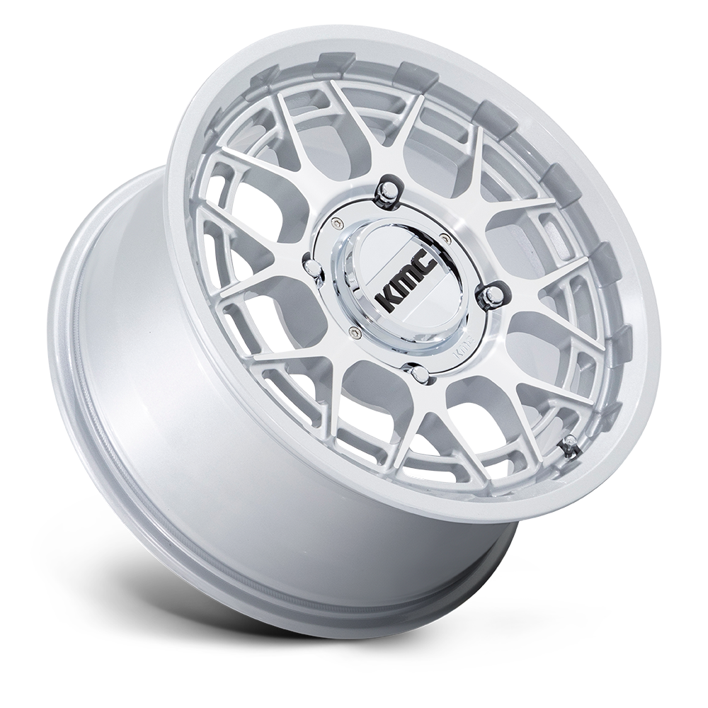 KMC Wheels KS139 Technic UTV 15x7 Gloss Silver Machined 38mm ET 72.56mm CB 5x114.3