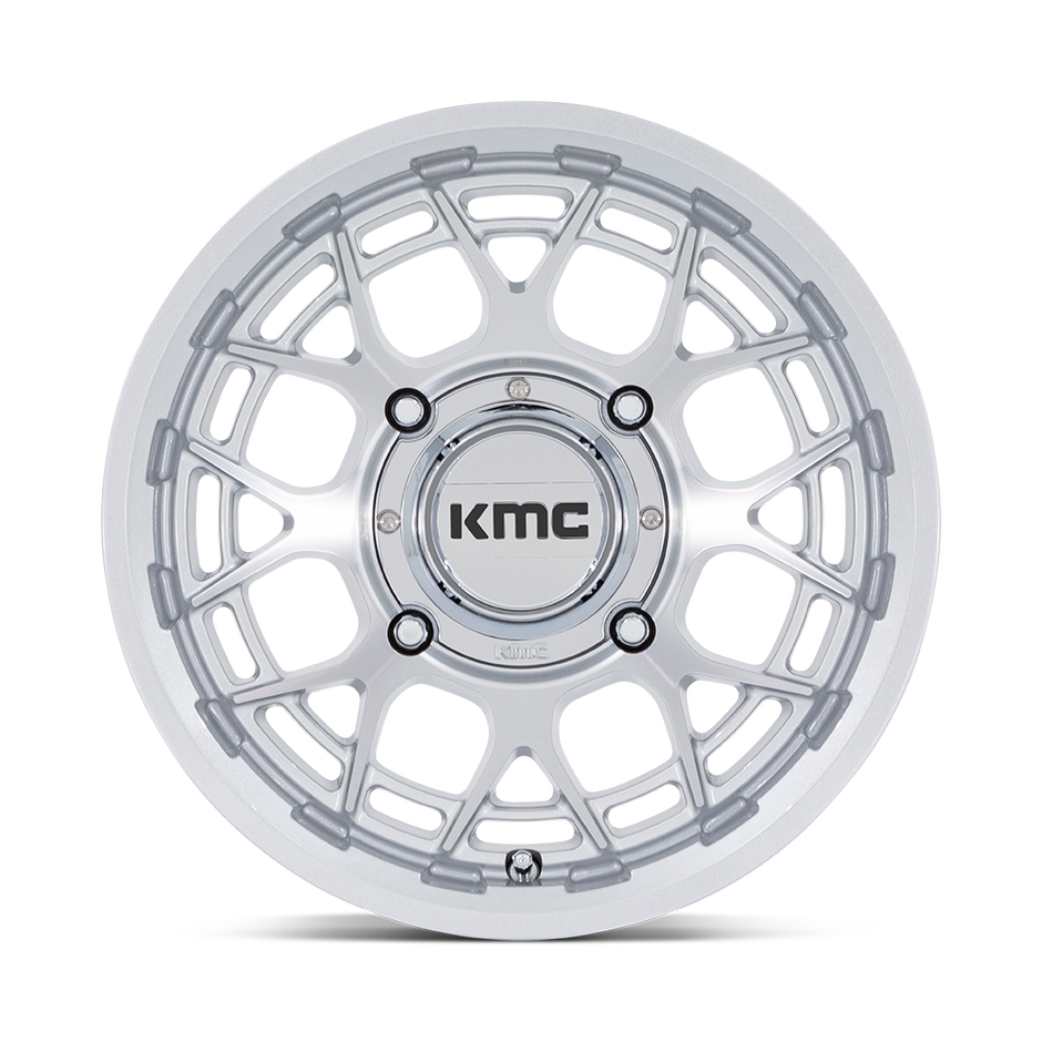 KMC Wheels KS139 Technic UTV 15x7 Gloss Silver Machined 38mm ET 72.56mm CB 5x114.3