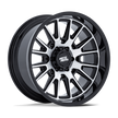 Moto Metal MO814 Tekton 20x10 Gloss Black w/Machined Face -18mm ET 71.5mm CB 5x127