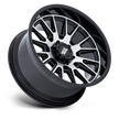 Moto Metal MO814 Tekton 20x10 Gloss Black w/Machined Face -18mm ET 71.5mm CB 5x127