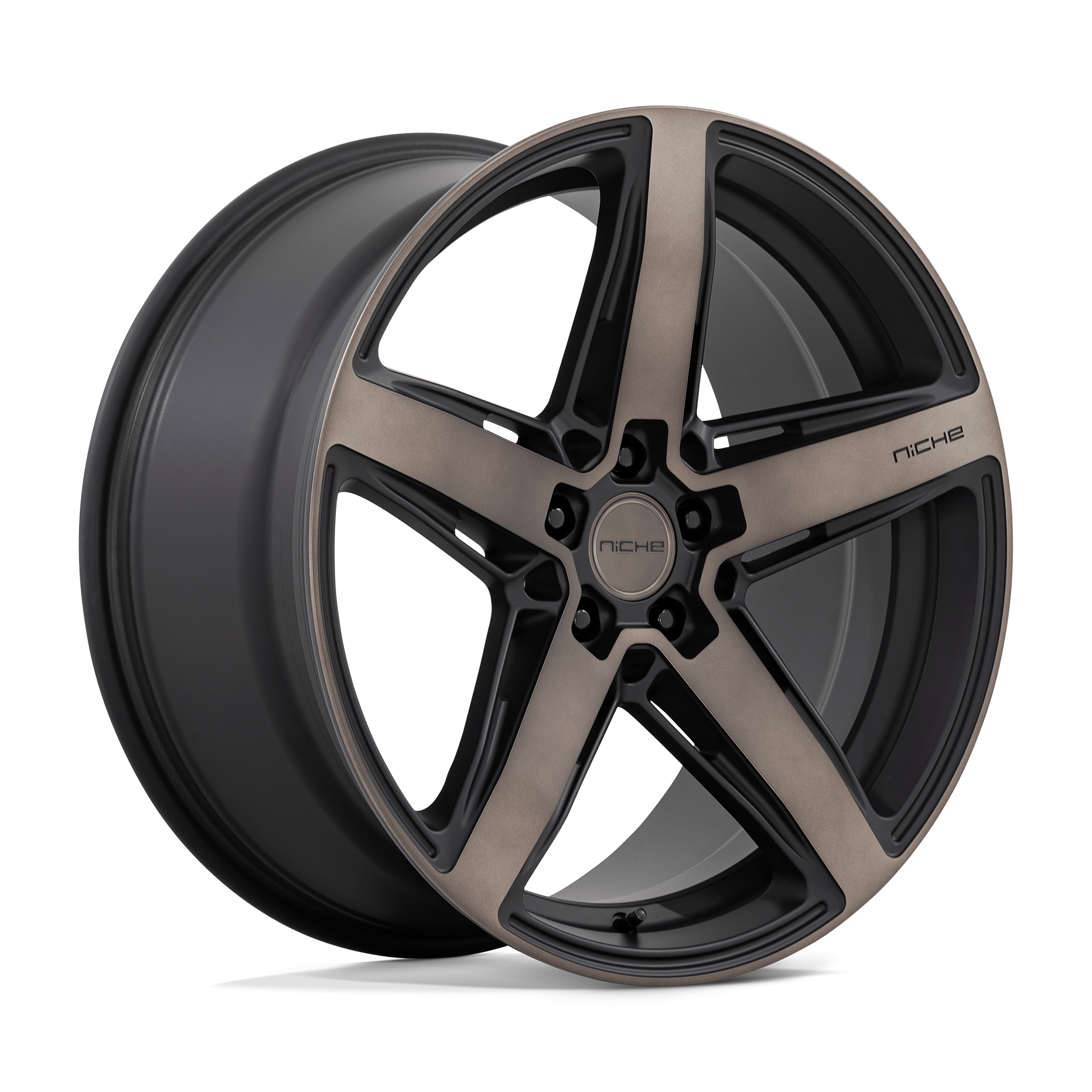 Niche M271 Teramo 18x8 Matte Black w/Double Dark Tint 30mm ET 72.56mm CB 5x120