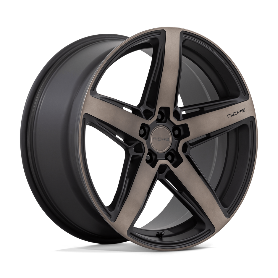 Niche M271 Teramo 18x8 Matte Black w/Double Dark Tint 30mm ET 72.56mm CB 5x120