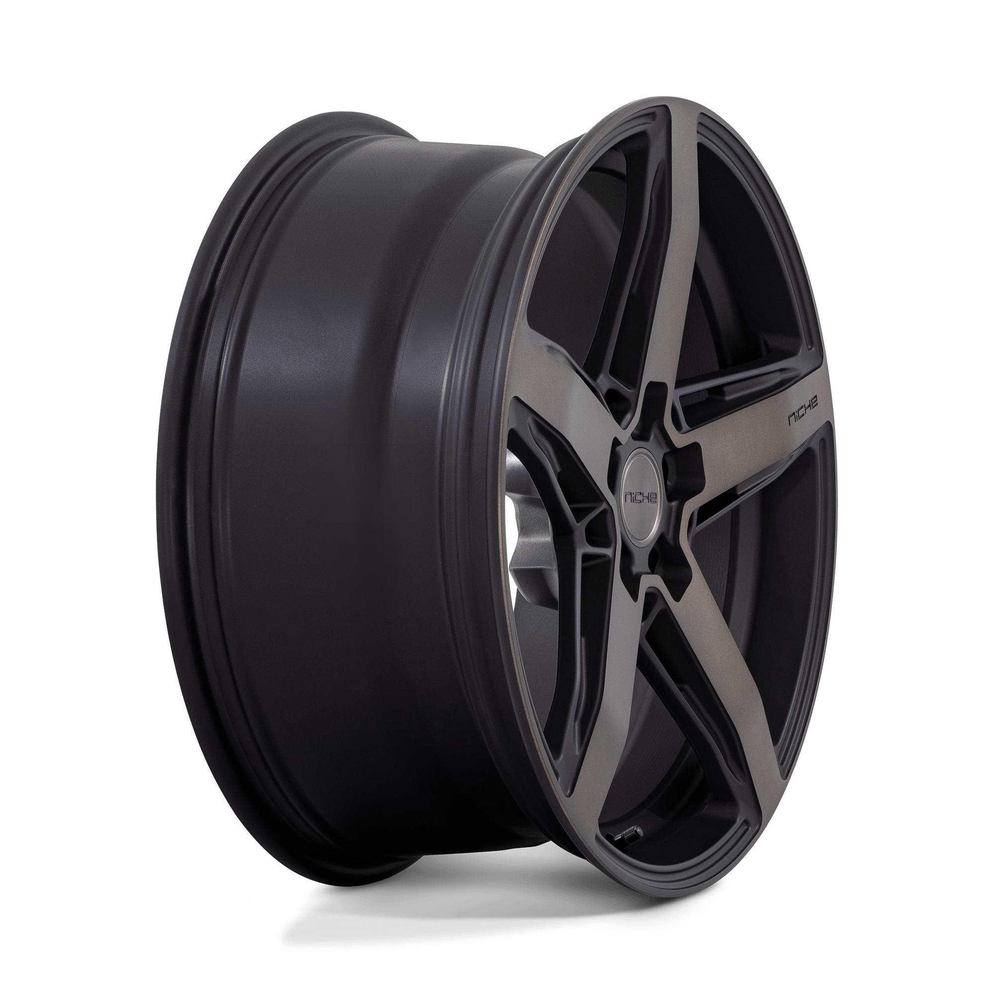 Niche M271 Teramo 18x8 Matte Black w/Double Dark Tint 30mm ET 72.56mm CB 5x120