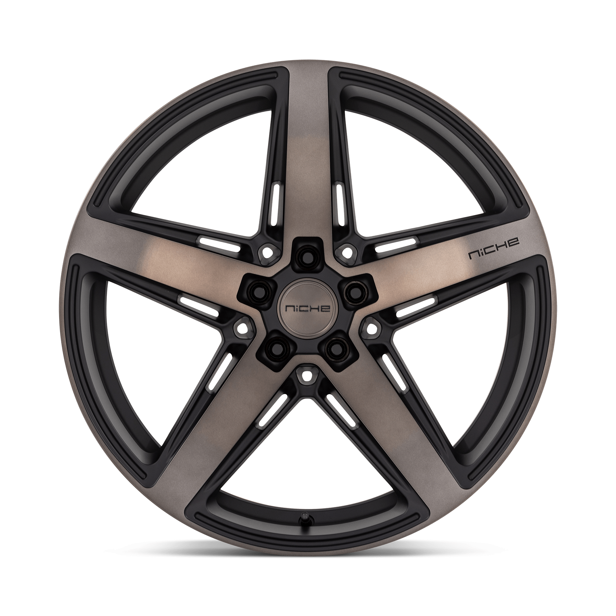 Niche M271 Teramo 18x8 Matte Black w/Double Dark Tint 30mm ET 72.56mm CB 5x120