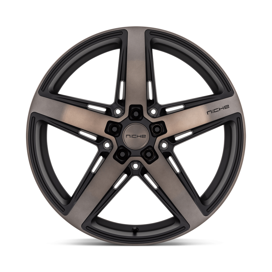 Niche M271 Teramo 18x8 Matte Black w/Double Dark Tint 30mm ET 72.56mm CB 5x120