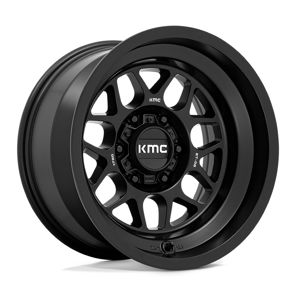 KMC Wheels KM725 Terra 17x8.5 Satin Black 25mm ET 110.5mm CB 5x150