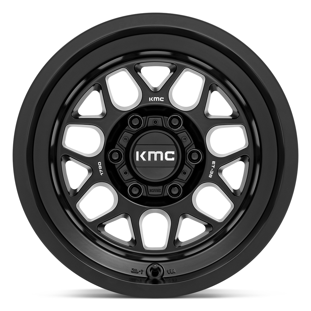 KMC Wheels KM725 Terra 17x8.5 Satin Black 25mm ET 110.5mm CB 5x150