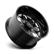 American Force Terra SS forged wheels in gloss black milled finish, side profile view