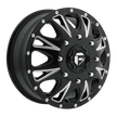 Fuel Wheels D513 Throttle Dually 17x6.5 Matte Black Milled 129mm ET 154.3mm CB 8x210