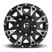 Fuel Wheels D513 Throttle Dually 17x6.5 Matte Black Milled 129mm ET 154.3mm CB 8x210