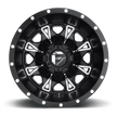 Fuel Wheels D513 Throttle Dually-Rear Outer 17x6.5 Matte Black Milled -140mm ET 142mm CB 8x200