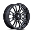 MSA Offroad Wheels M51 Thunderlips 22x7 Gloss Black Machined 0mm ET 110.1mm CB 4x137/4x156