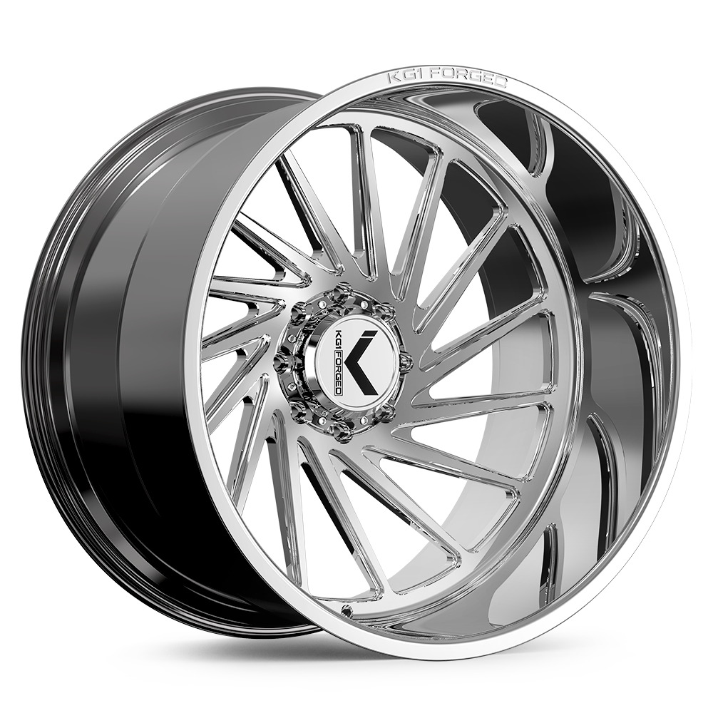 KG1 Forged KC047 Tonic-Right Wheel 28x16 Polished -101mm ET 122.1mm CB 8x165.1